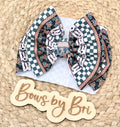 Checkered camo bows