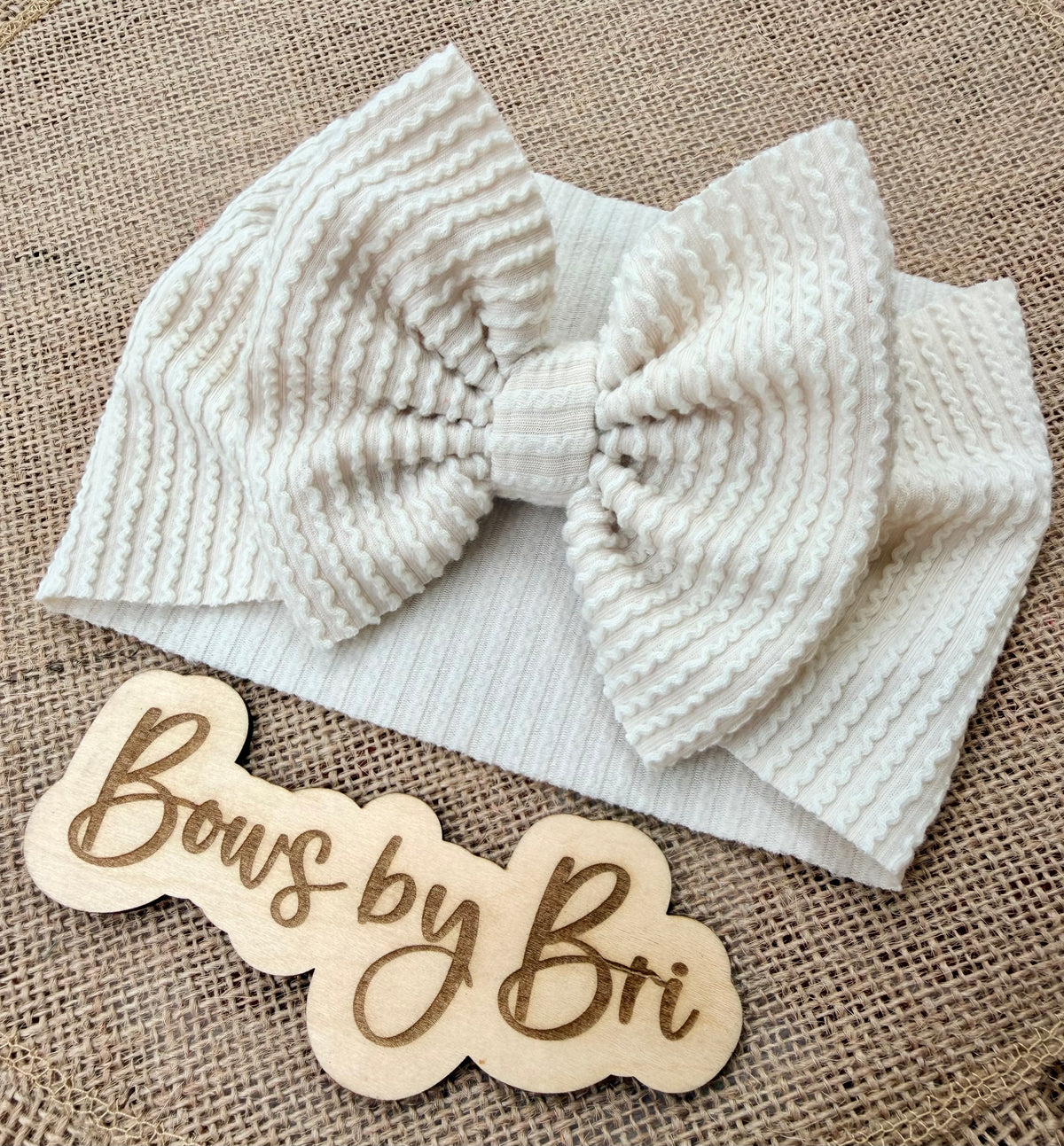 Ivory ribbed