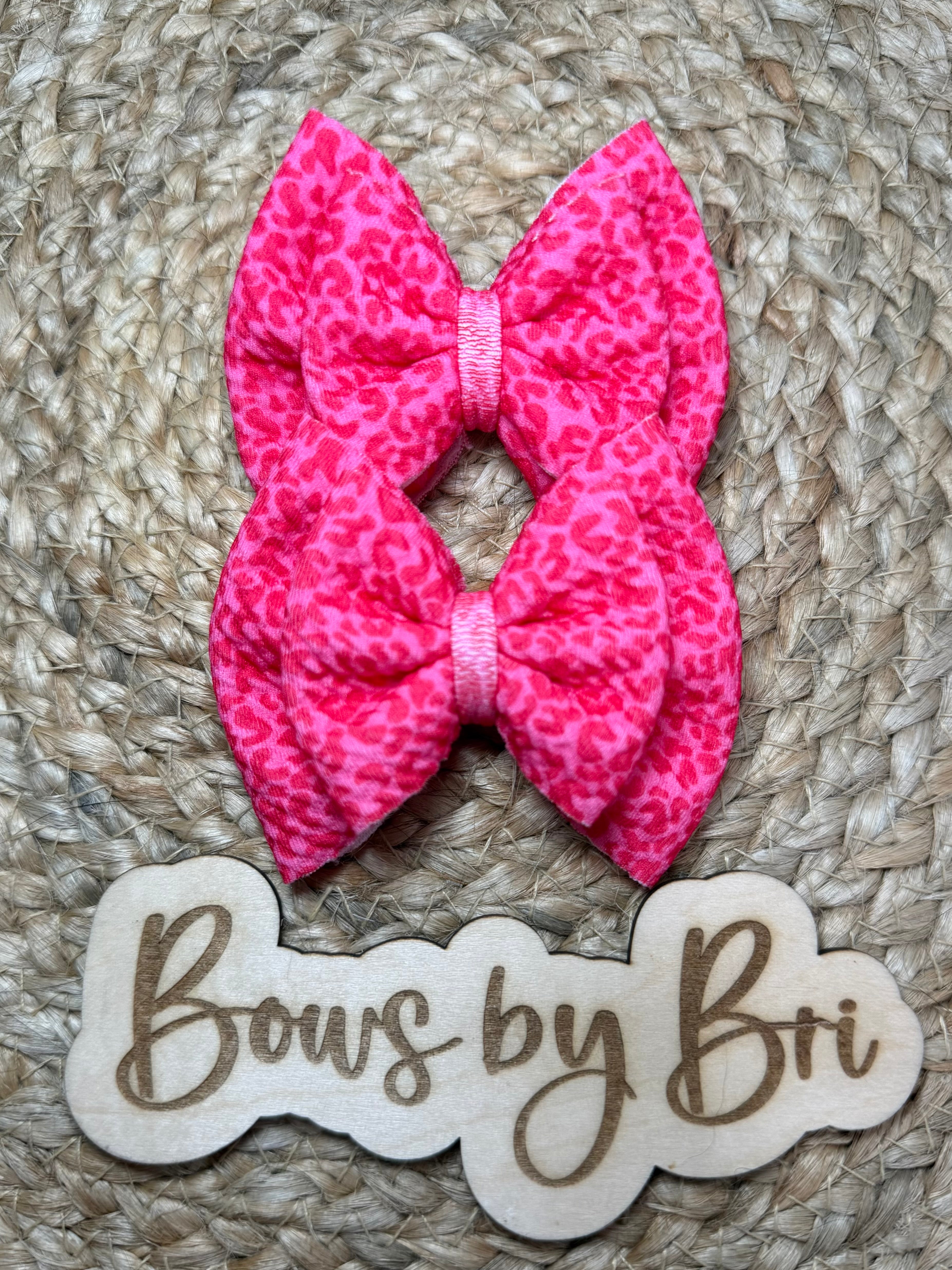 3in double stack cheetah piggie clips