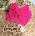 Hot pink ruffle