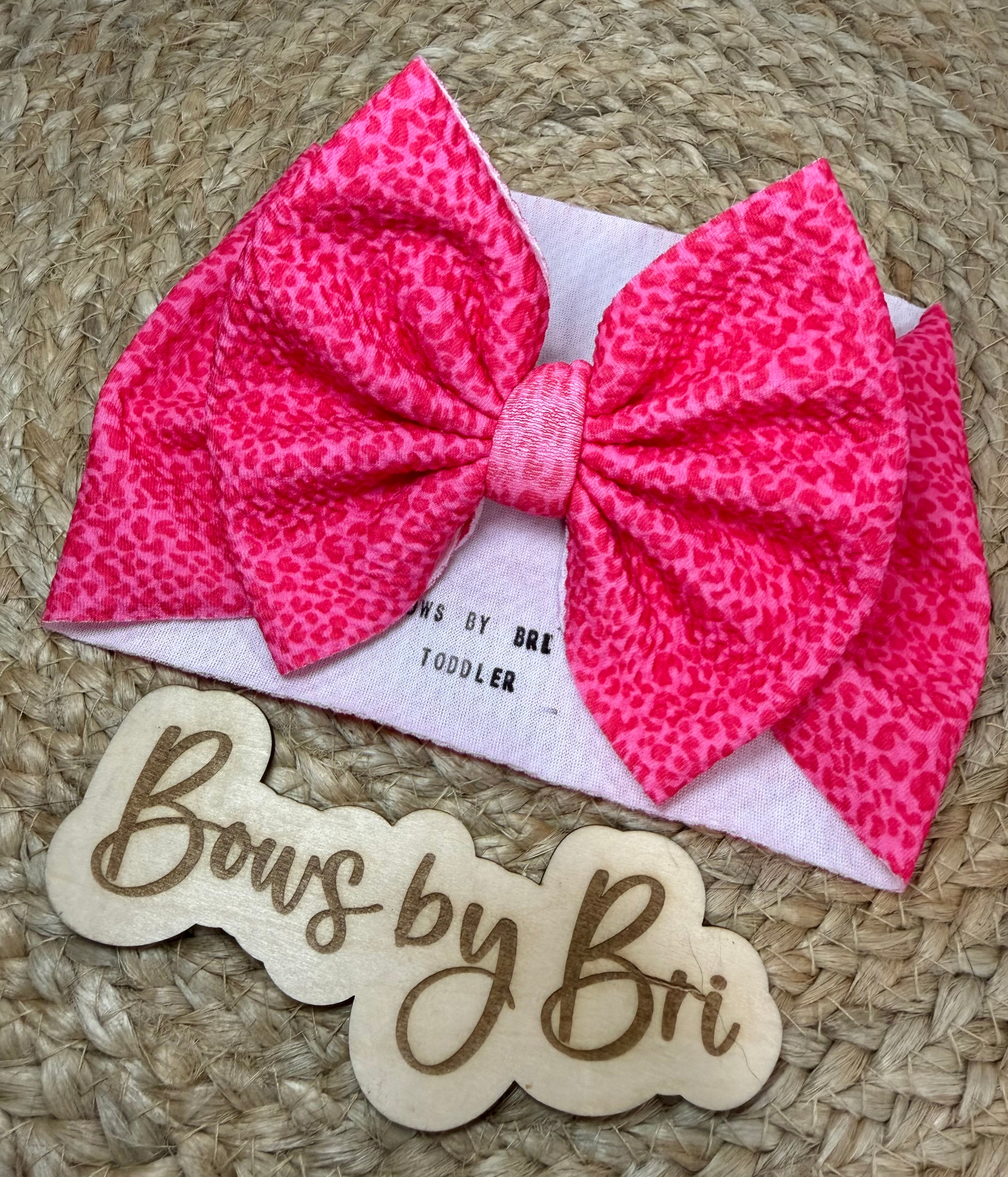 Toddler pink cheetah OG wrap