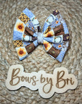 4in sunflower clip