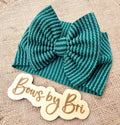 Hunter green ribbed