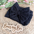 Black ruffle