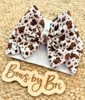 Brown cowhide