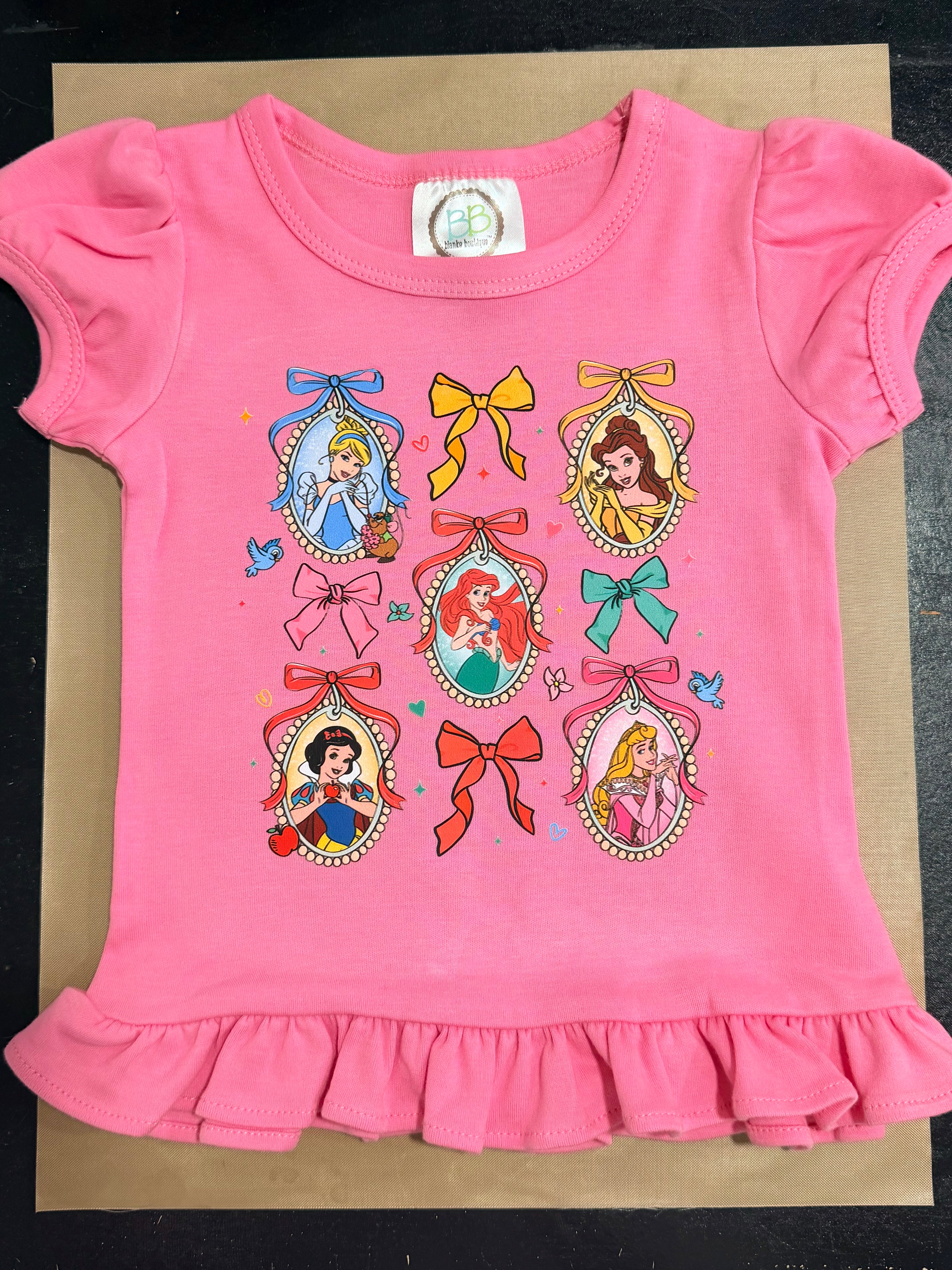 Fairytale frame pre-order kids ruffle tee