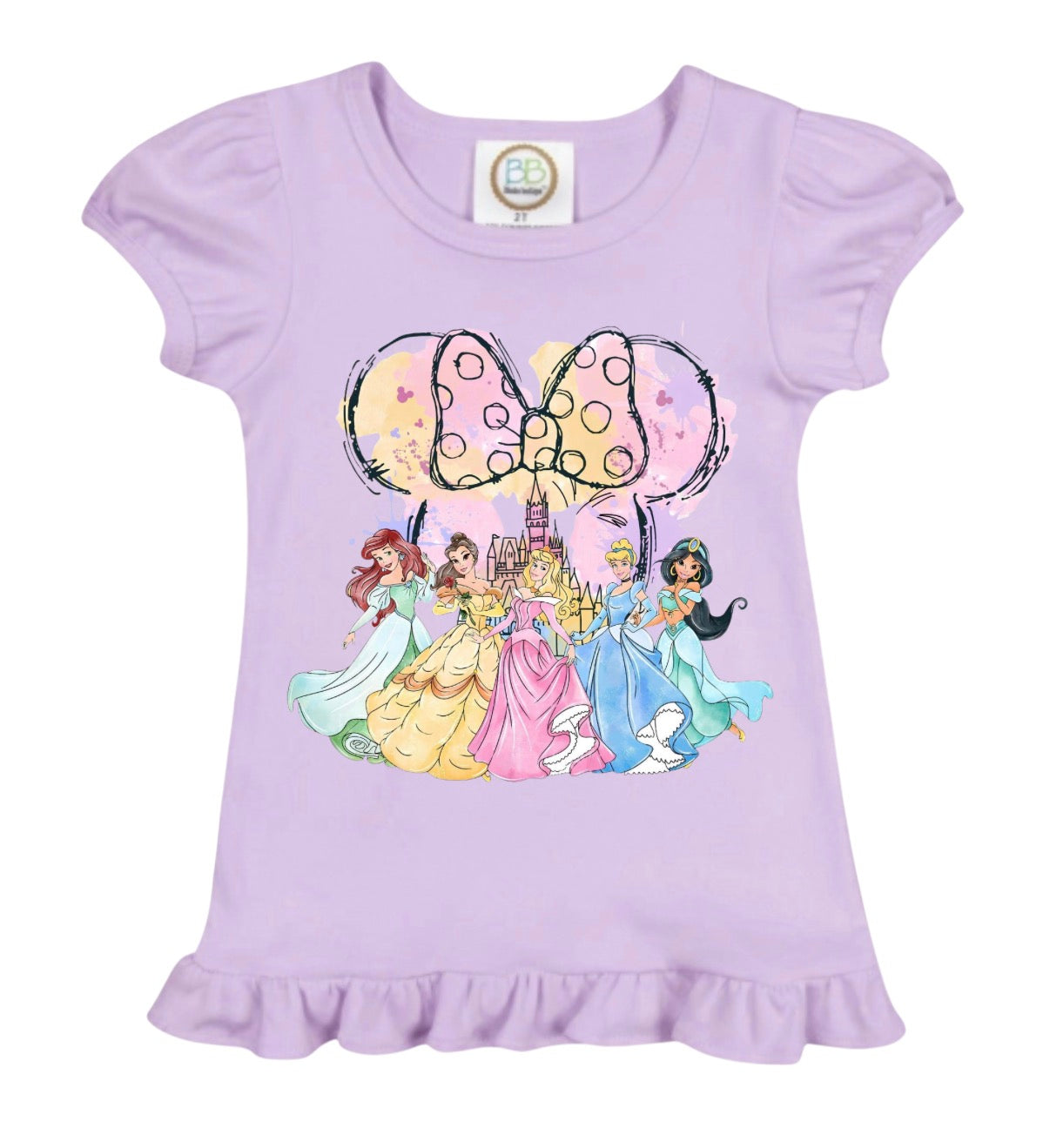 Princess pre-order kids ruffle tee
