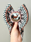 Pink glitter buck - center on clip